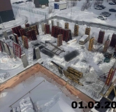 Ход строительства дома 45 в ЖК Ракета-дом Гамово -